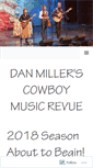 Mobile Screenshot of cowboymusicrevue.com